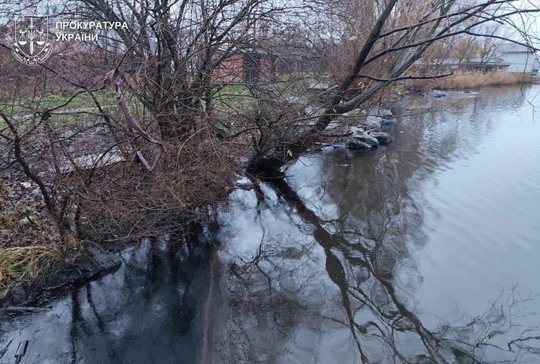 Fuel oil spill in the Southern Bug River near the Ladyzhyn Thermal Power Plant