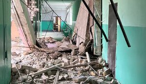 В результате российских обстрелов на Харьковщине разрушены лицей и Аллея памяти Защитников Украины. ФОТОрепортаж
