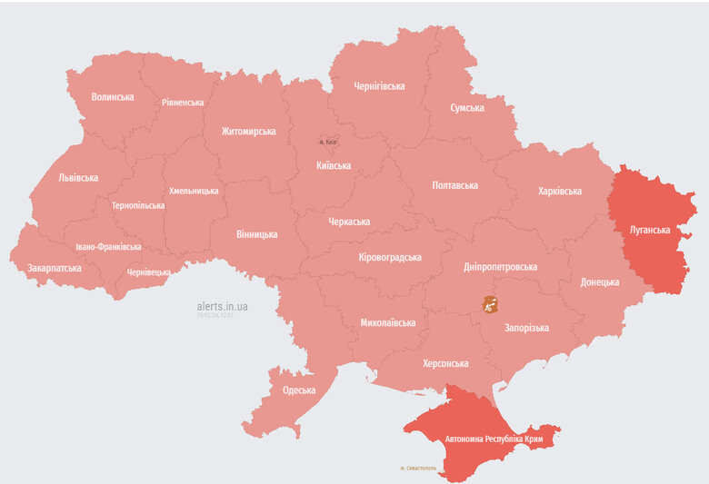 Карта тривог