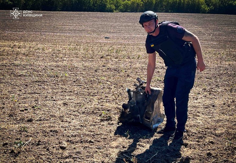 Обезвреживание ракеты в Белоцерковском районе