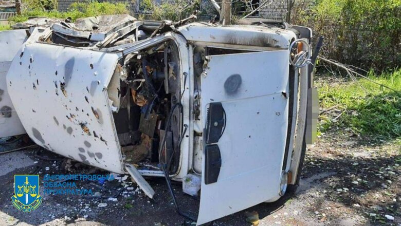 Наслідки обстрілу Нікополя російськими окупантами 05