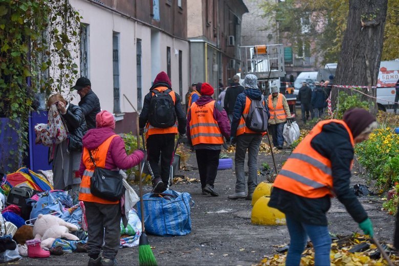 Российская атака на Каменское
