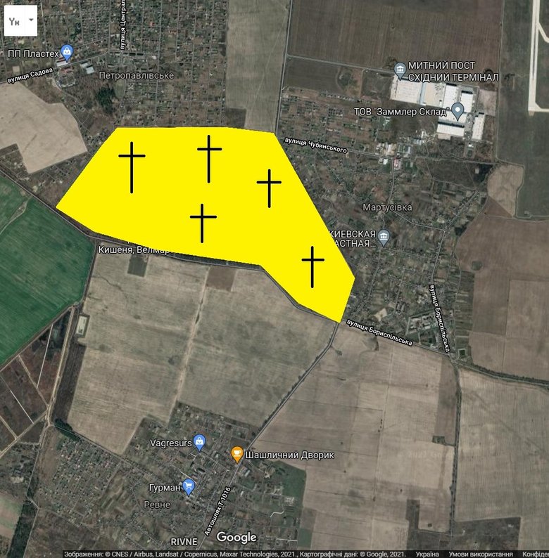 Кладовище на мільйон місць і крематорій хочуть розмістити недалеко від житлових будинків на Київщині: Нардепи просять Венедіктову розібратися 02
