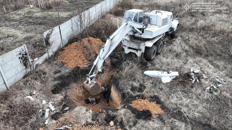Russian X59 missile in Kharkiv