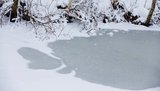 зима,пруд,водоем