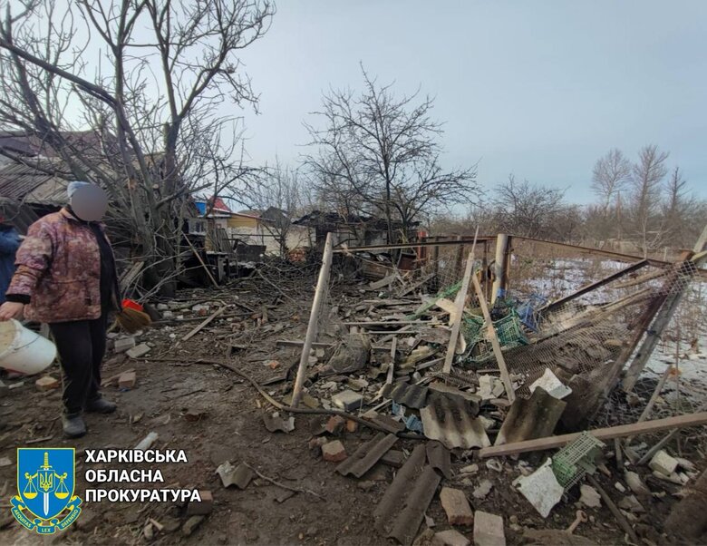 Последствия обстрела оккупантами Казачьей Лопани на Харьковщине 02