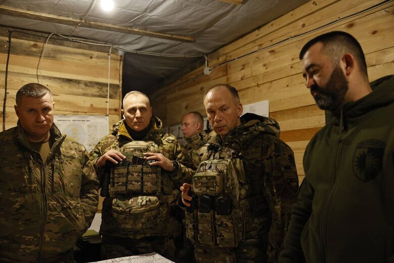 Сирський на Бахмутському напрямку 8 лютого