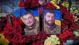 The fallen soldiers Serhii and Oleksandr Horobets