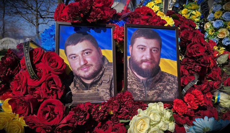Born and died together: Brothers Serhii and Oleksandr Horobets gave their lives for Ukraine. PHOTO