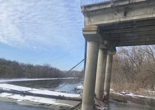 Blowing up bridges in Izyum 2022