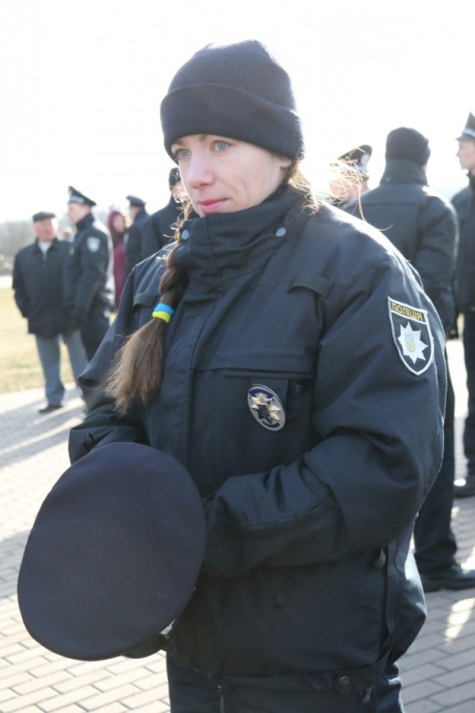 чернигов полиция присяга патрульная патрульные