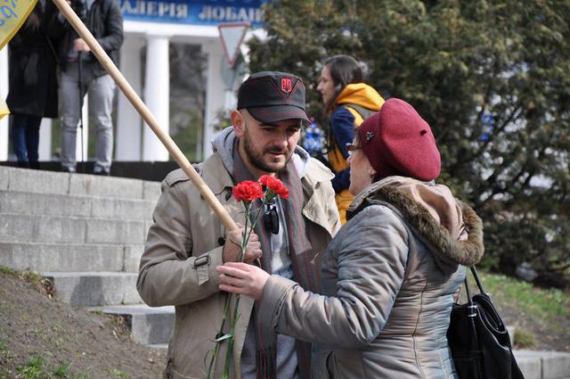 Ukrainians show solidarity with Belarusian political prisoners on Freedom Day 02 Ukrainians show solidarity with Belarusian political prisoners on Freedom Day 02
