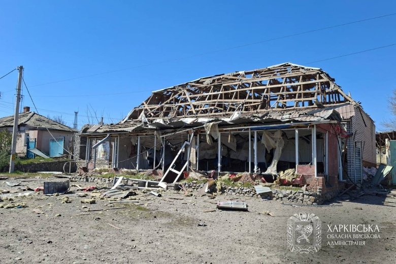 Мерефа після обстрілу