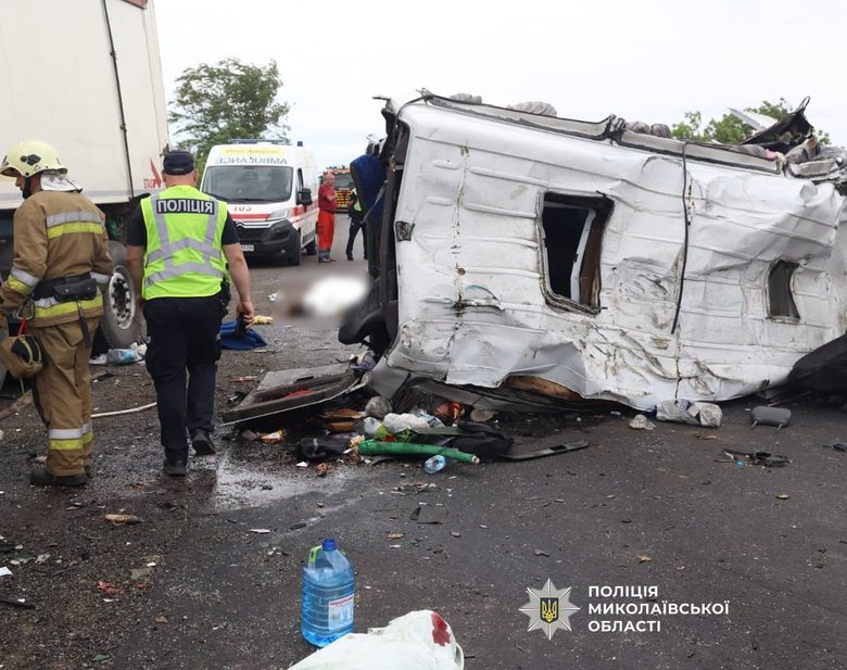 Road accident in the Mykolaiv region