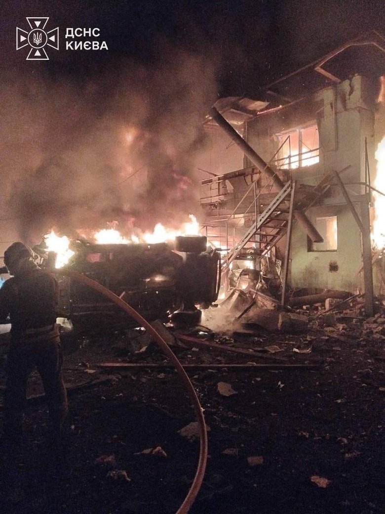 The aftermath of the strikes on Kyiv on 7 October