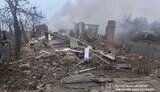 Наслідки російського авіаудару по селу Омельник