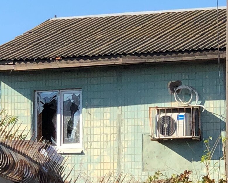 Occupiers sent 7 kamikaze drones to Nikopol and attacked with artillery, damaging houses, private businesses and power lines 04