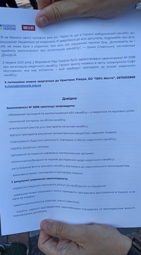 Сколько еще терпеть?: тяжелобольные пациенты пикетируют Раду с требованием легализовать медицинский каннабис 15