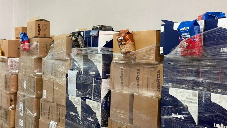 У Києві затримали крадену в ЄС каву Lavazza