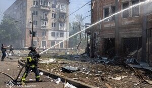 Kharkiv is attacked by shaheds on July 7, 2025