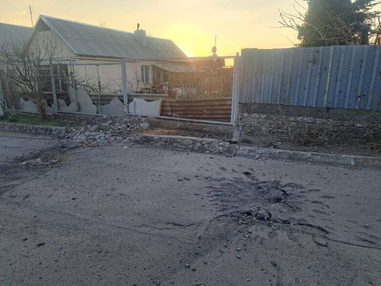 Russian shelling of Nikopol district on March 26