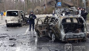 Наслідки ворожої атаки на Харків: один загиблий і семеро поранених, з них троє – важкі. ВІДЕО+ФОТОрепортаж