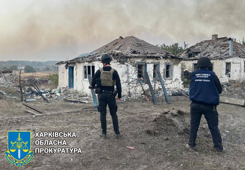 росіяни обстріляли село на Харківщині