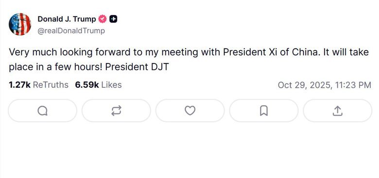 Трамп чекає зустрічі з Сі Цзіньпіном