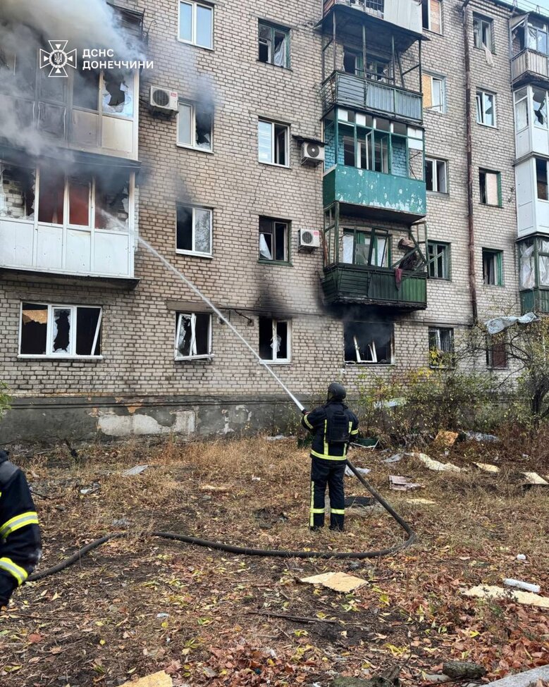 Окупанти обстріляли Лиман у Донецькій області 23 жовтня