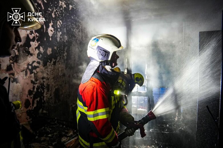 ліквідація пожежі в Києві