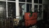 Уночі горів торговий центр "Барабашово" в Харкові. ФОТО