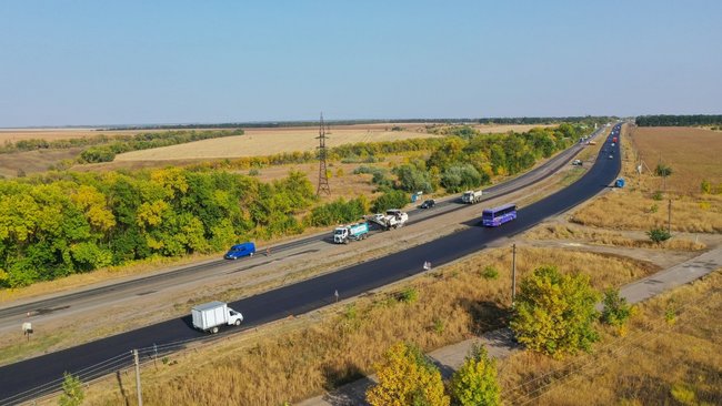 У Харківській області завершується ремонт траси за проєктом Велике будівництво 04