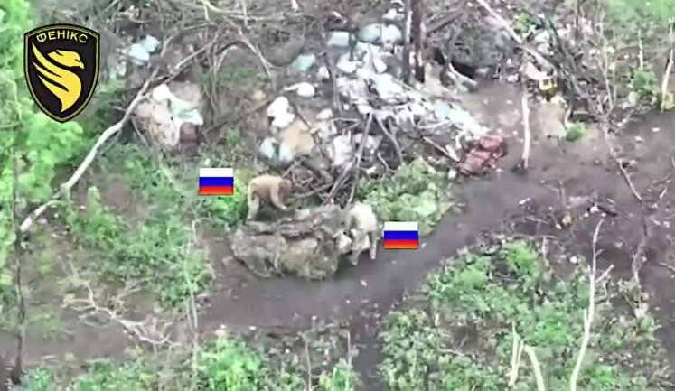 Defense Forces destroy APC, UAV command post, truck, communications equipment, shelters, and Russian checkpoint. VIDEO