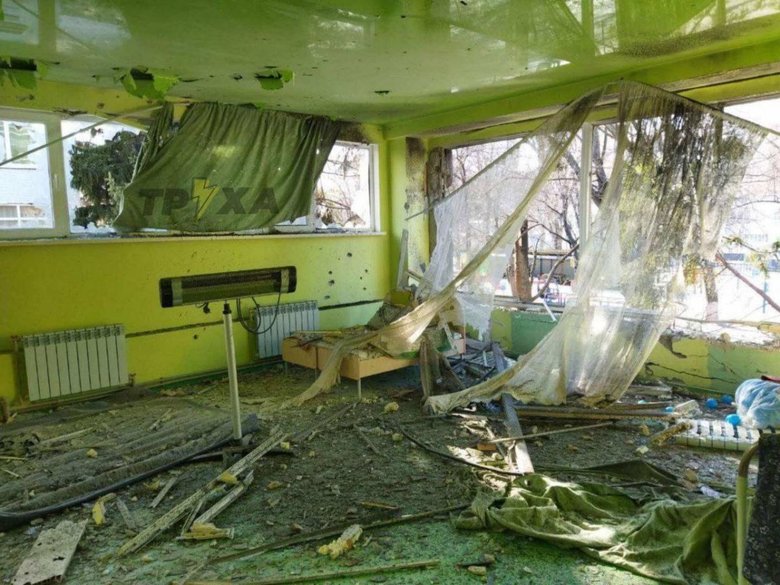 Дитячий садок Харкова після обстрілу 04