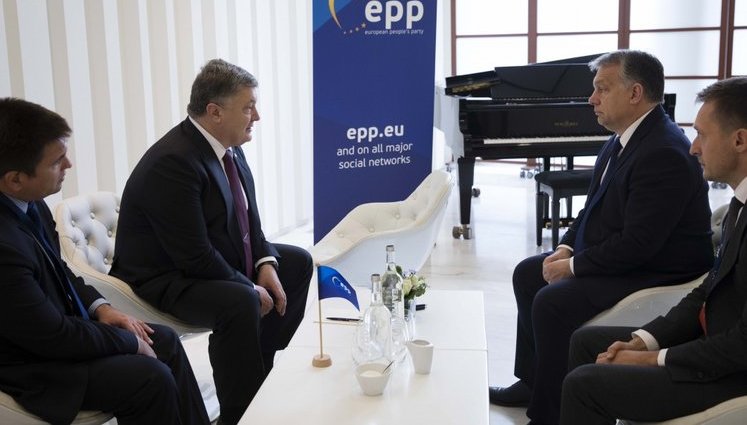 Порошенко обговорив з прем'єром Угорщини Орбаном посилення співпраці України з "Вишеградською четвіркою". ФОТО