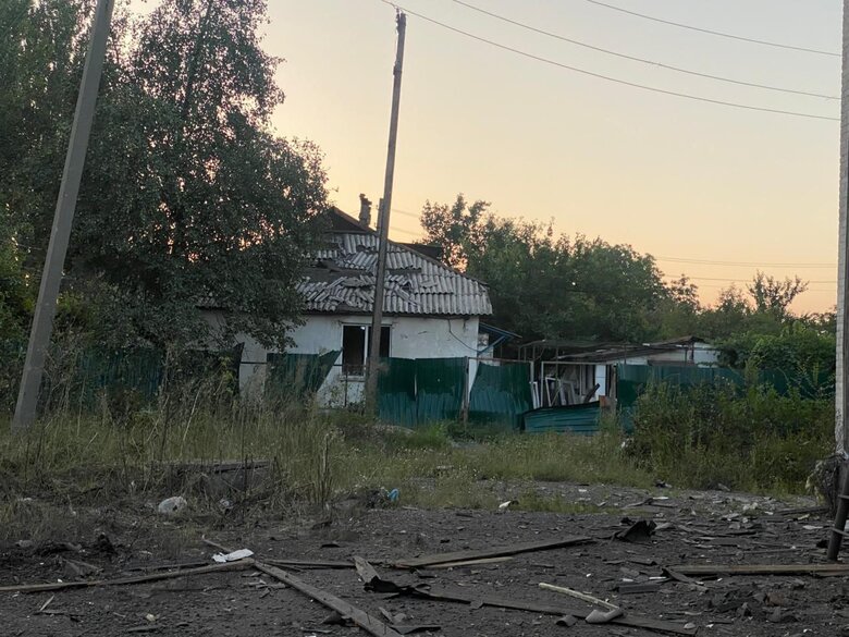 последствия обстрелов Донецкой области