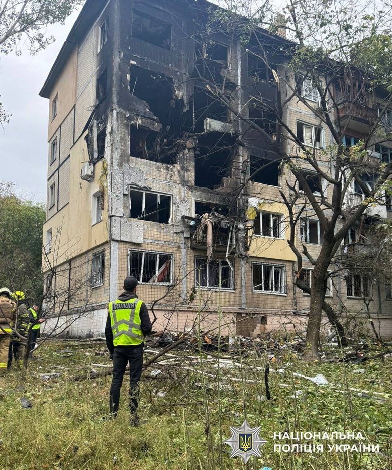 Київ після обстрілу