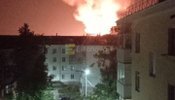 После ночных взрывов в Белгороде часть города осталась без света.