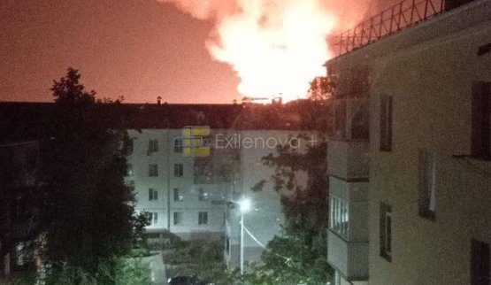 Після нічних вибухів у Бєлгороді частина міста залишилася без світла.