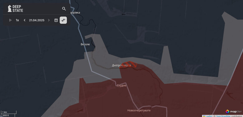 Russians advanced near Dniproenergo