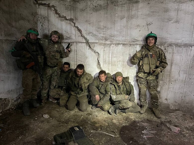 Soldiers of 3rd Brigade destroyed enemy equipment and captured Wagnerites near Bakhmut 01