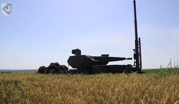 Повітряне командування "Захід" показало знищення російської крилатої ракети комплексом Skynex. ВIДЕО