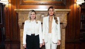 Перша леді Зеленська та Меланія Трамп обговорили захист українських дітей. ФОТО