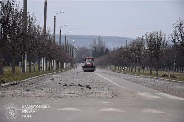 Наслідки обстрілу Краматорська 30 січня