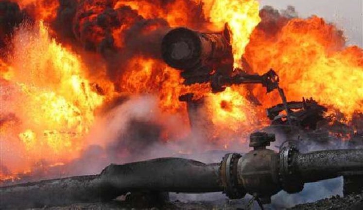 Explosive Device Was Placed Under a Concrete Block Supporting the Pipeline - Avakov. VIDEO