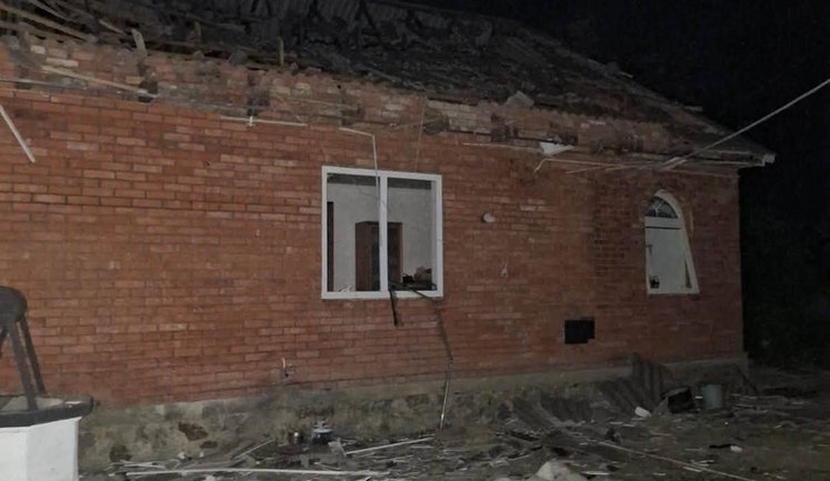 Вражеская атака вызвала пожар в одной из громад Винницкой области. ФОТОРЕПОРТАЖ