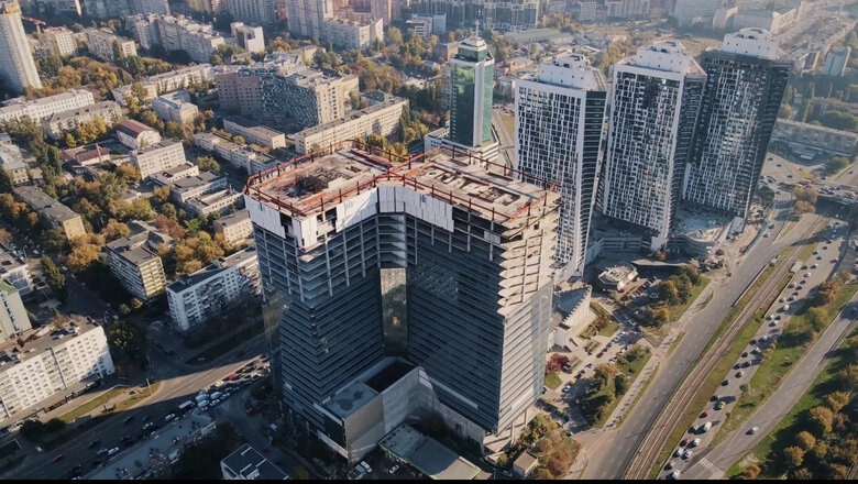 Недобудований хмарочос Sky Towers у Києві