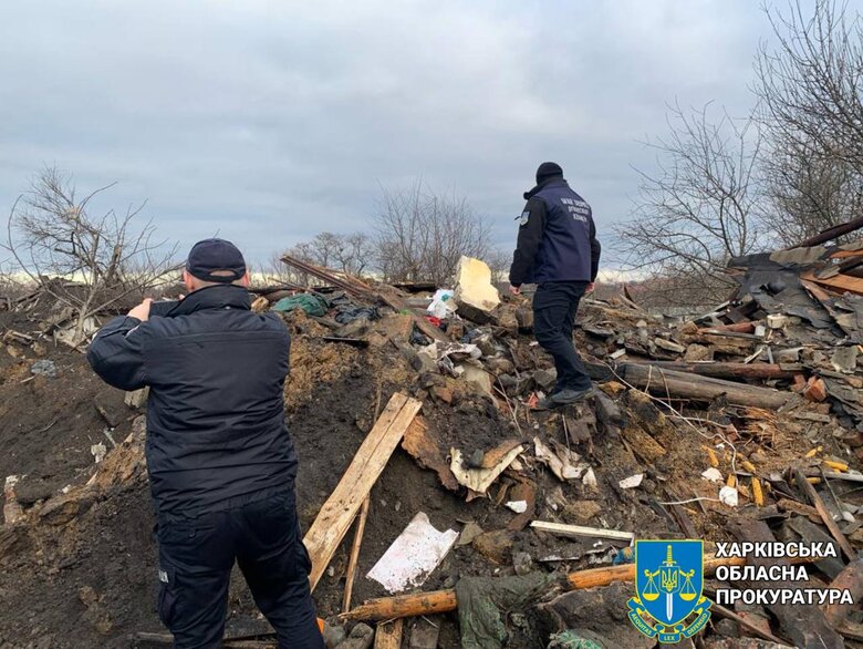 Consequences of enemy shelling in Izium region: two dead, house completely destroyed 02 Consequences of enemy shelling in Izium region: two dead, house completely destroyed 02