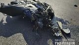 Мотоцикліст загинув у ДТП на Харківщині, - поліція. ФОТОрепортаж