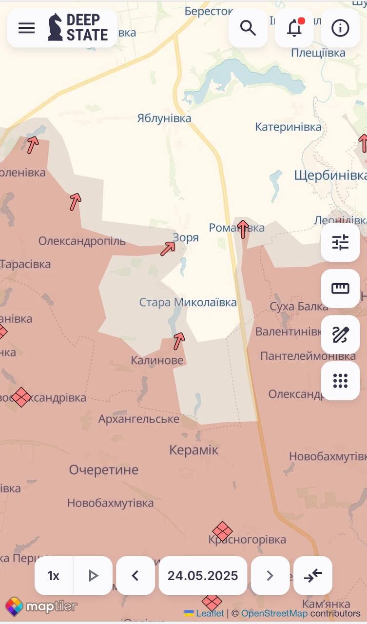 продвижение врага